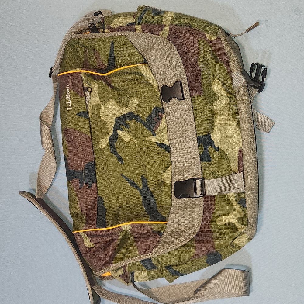 LL Bean Camouflage Laptop Bag